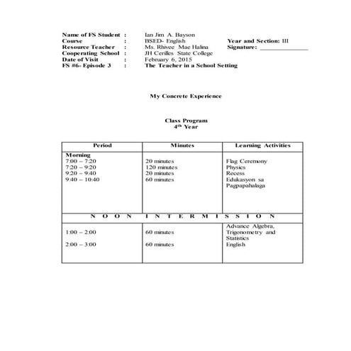 Workshop Titles | DOCX