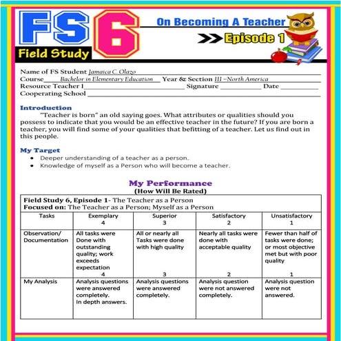 FS6 Episode 1: On Becoming a Teacher