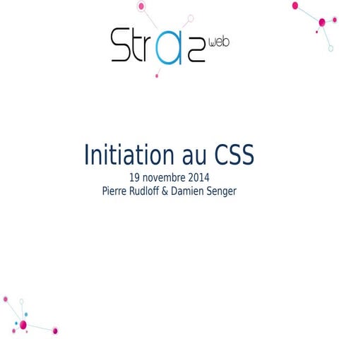 Initiation au CSS