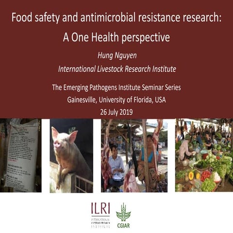 Food safety and antimicrobial resistance research: a One Health ...