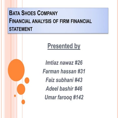 All financial ratios of bata shoe of last five years 