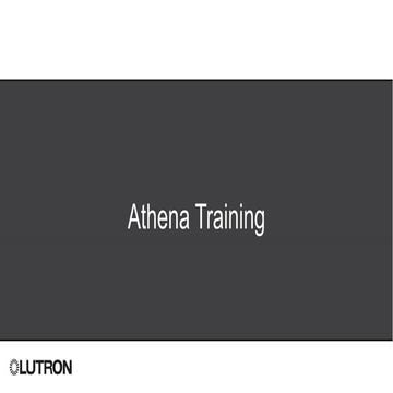 FS_Athena_Training_Latam, control de iluminación | PDF
