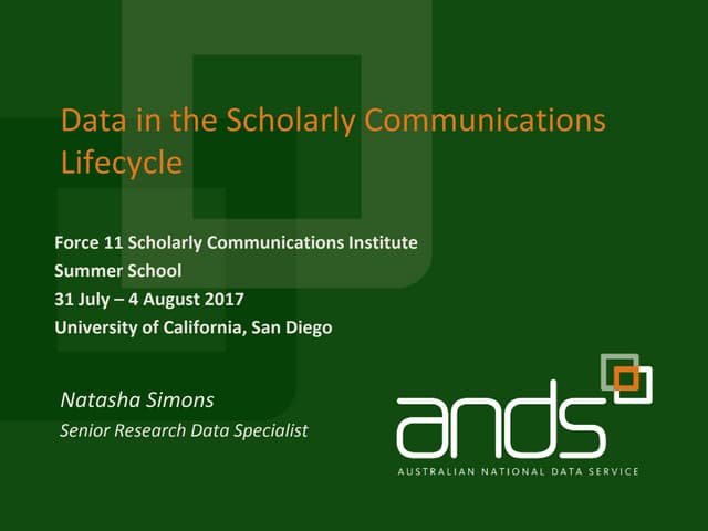 FSCI Data Discovery