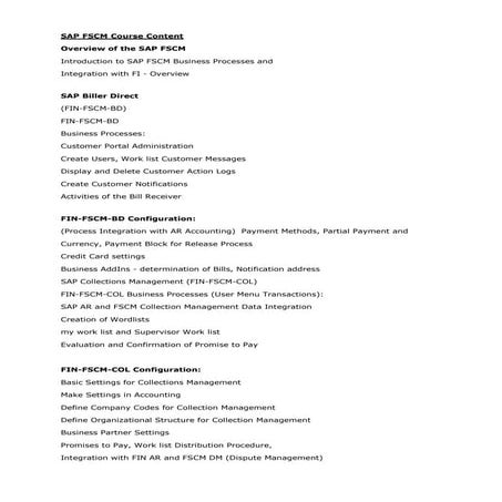 SAP FSCM ONLINE TRAINING BY KMR