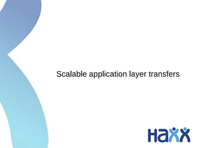 Fscons scalable appplication transfers