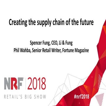 Creating the supply chain of the future