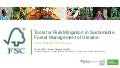 Tools for Risk Mitigation in Sustainable Forest Management of Ukraine