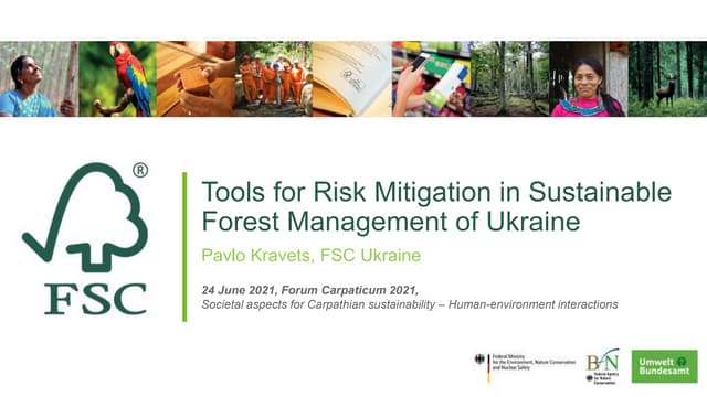 Tools for Risk Mitigation in Sustainable Forest Management of Ukraine
