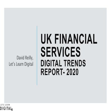 UK Financial Services: Digital Trends Report 2020