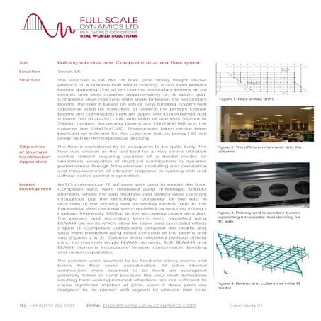 Building sub-structure: Composite structural floor system, Leeds, UK