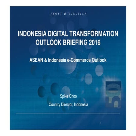 Indonesia Digital Transformation Outlook Briefing 2016