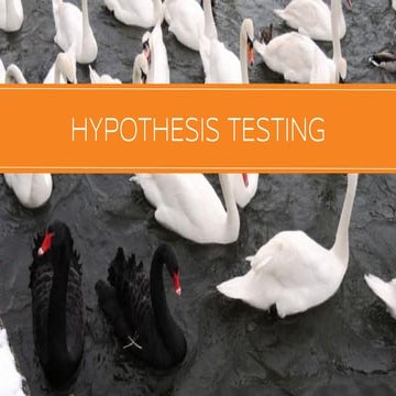 Foundations of Statistics for Ecology and Evolution. 2. Hypothesis Testing