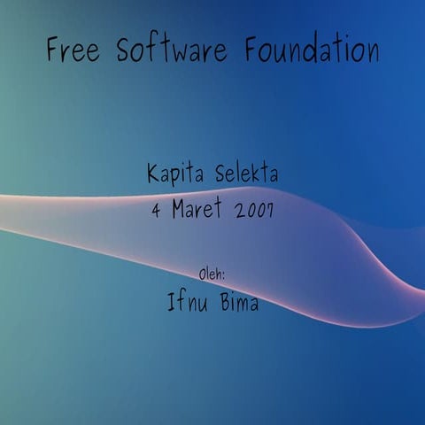 Free Software Foundation,FSF,Opensource