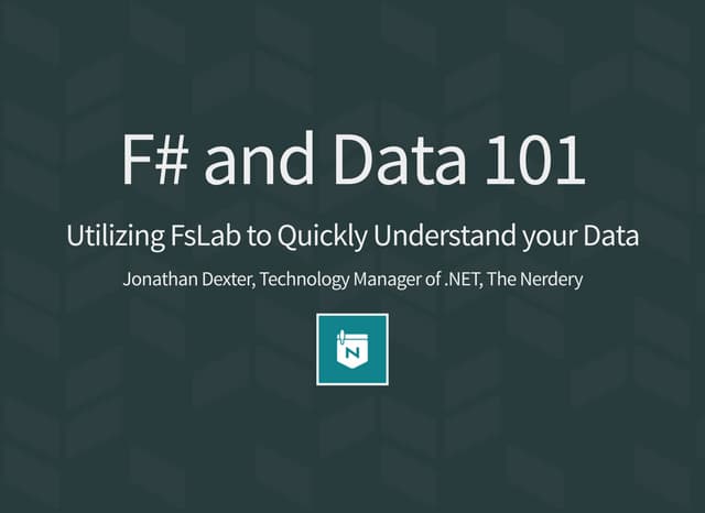 FSharp and Data 101