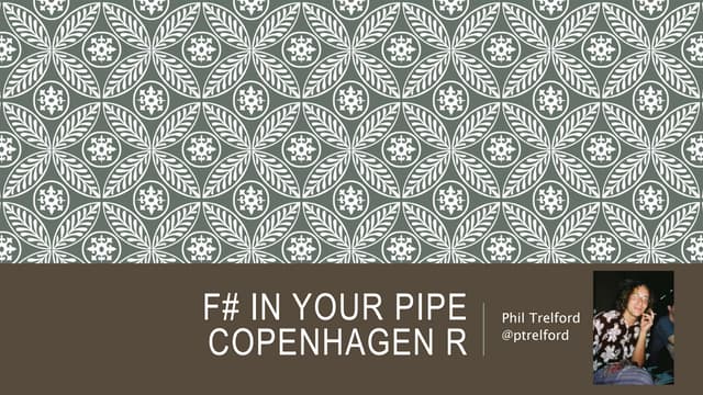 F# in your pipe