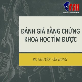 Đánh giá bằng chứng khoa học tìm đư...