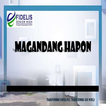 FSH_Oryentasyon sa Asignaturang Pagbasa at Pagsusuri ng Iba't Ibang Teksto Tu...