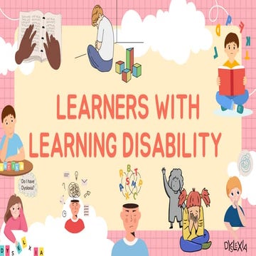 Learners with Learning Disability | PDF | Brain and Nervous System ...