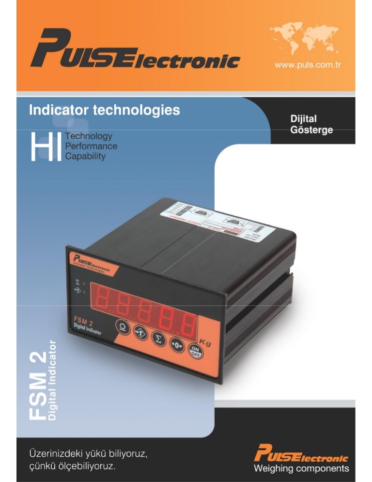 Fsm 2 Weighing Indicator Catalog