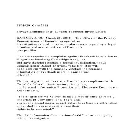 FSM420  Case 2018 Privacy Commissioner launches Facebook i.docx