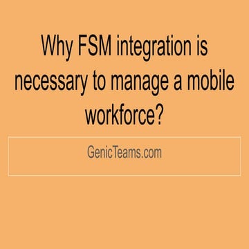 FSM integration to mobile workforce.pdf