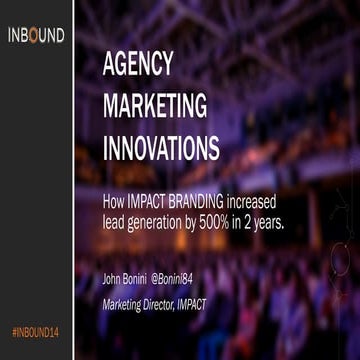 Agency Marketing Innovations