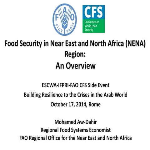 Fsn in the arab region an overview aw_dahir fao 10-17-2014