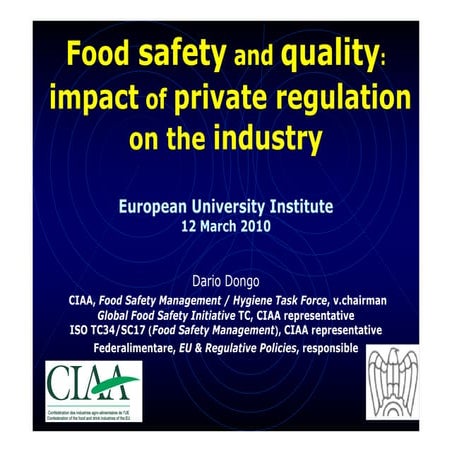Food safety standards and certifications | PDF