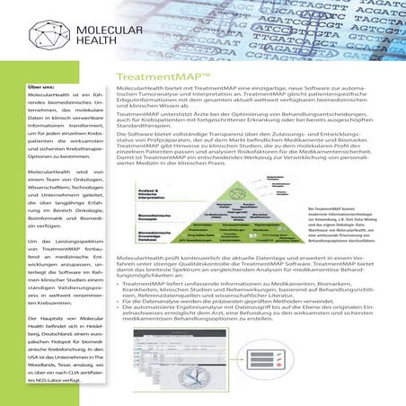 TreatmentMap, eine einzigartige neue Software zur automatischen Tumoranalyse