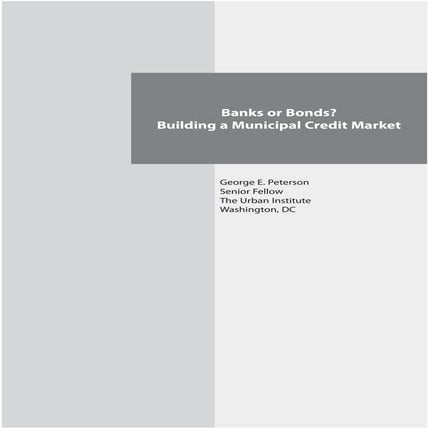 Banks or Bonds? Building a Municipal Credit Market