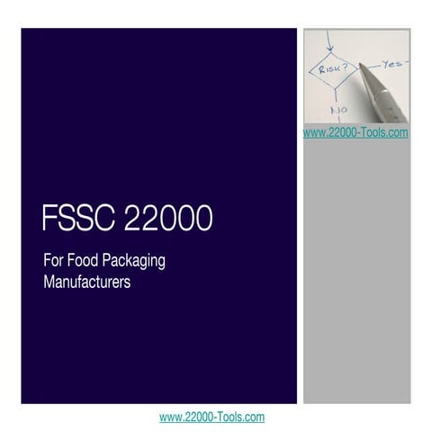 Fssc for-food-packaging-manufacturers