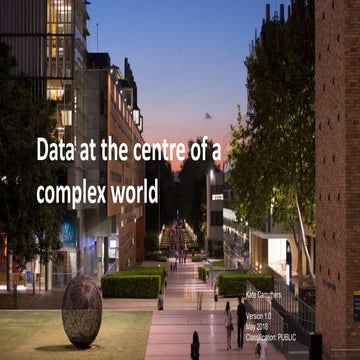 Data at the centre of a complex world 