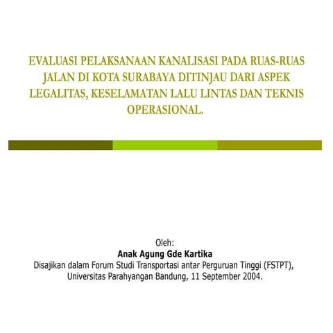 Fstpt7 kanalisasi