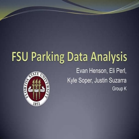 Fsu Parking Data Analysis | PPT