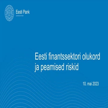 Finantssstabiilsuse ülevaade 2023/1