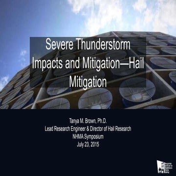 Severe Thunderstorm Impacts