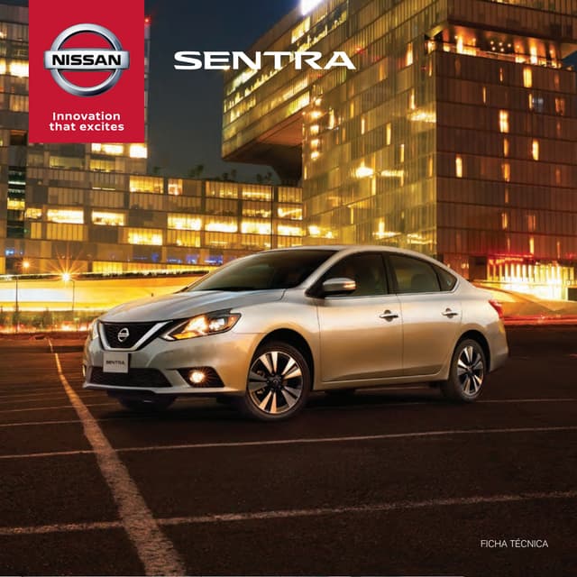Ficha técnica Nissan Sentra FL 2017