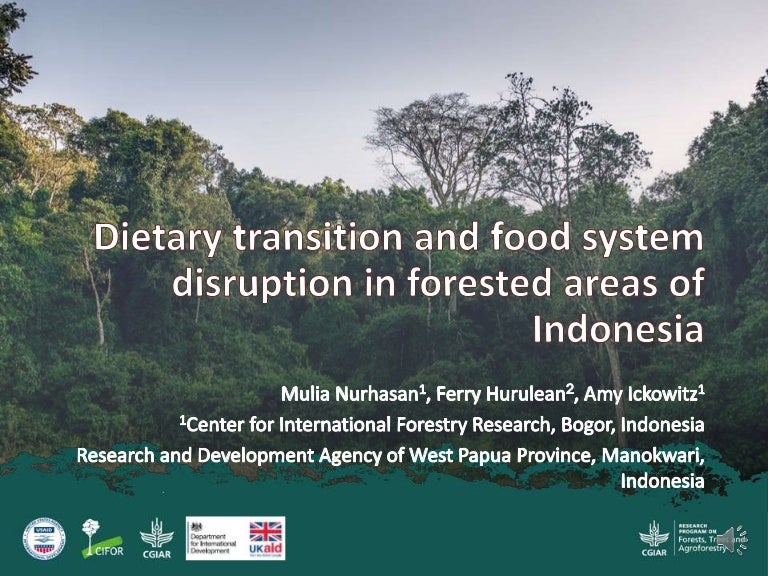 thumbnail of  Dietary transition and food system disruption in forested areas of Indonesia