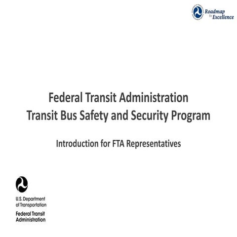 FTA Bus Safety & Security Orientation