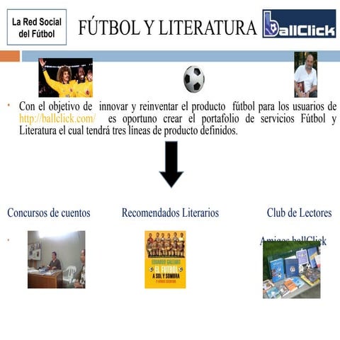Fútbol y literatura. ball click