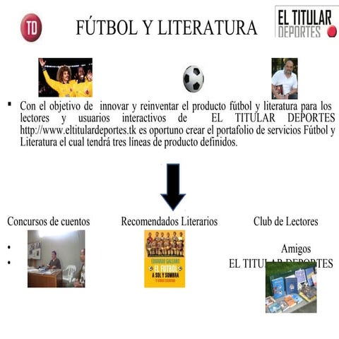 Fútbol y literatura.  eltitulardeportes
