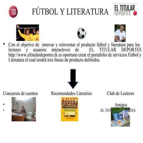 Fútbol y literatura.  eltitulardeportes
