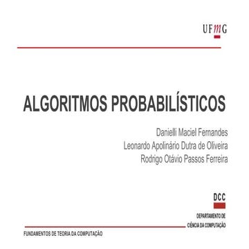 Algoritmos probabilísticos