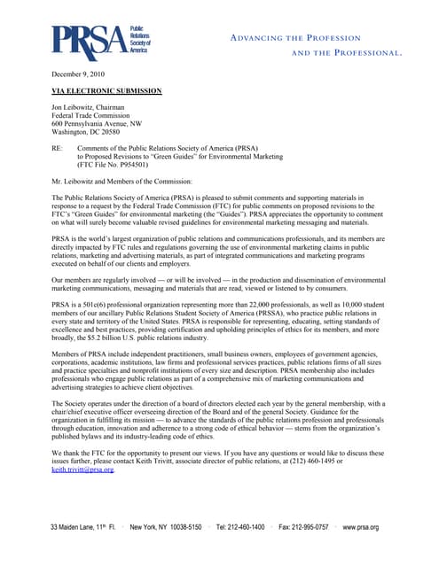 Ftc call for comment   green guides...