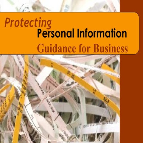 FTC  Protecting  Info A  Guide  For  Business  Powerpoint