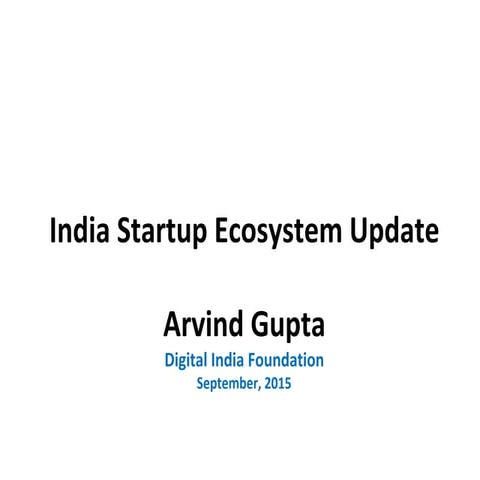 FTE 2015 - The Future of India, Arvind Gupta