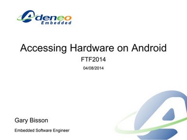 Accessing Hardware on Android