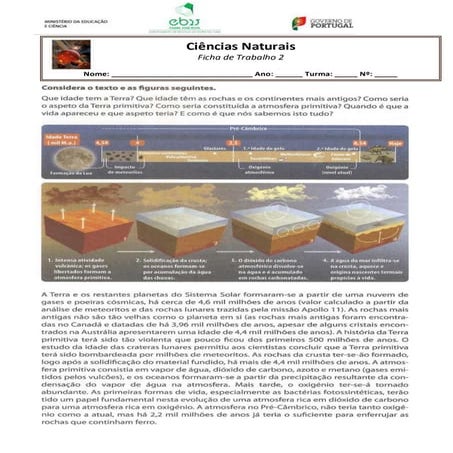 FTformação da terra