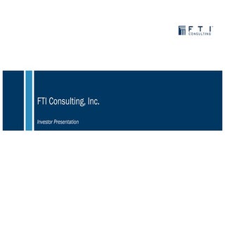 FTI Consulting (Dec 2014)