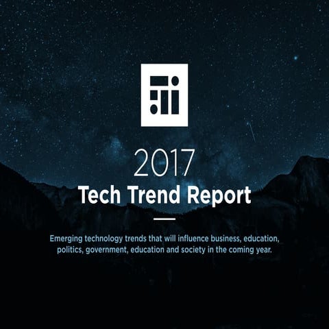 Le FTI Tech Trends Report de 2017